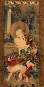 Arhat, japonština, pozdní období Kamakura, 14. století 1886. od Unknown follower of Ryozen