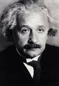 Albert Einstein (černobílá fotografie) od Unknown photographer