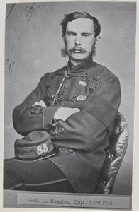 Kapitán George G Beazley, 83. (hrabství Dublin) Regiment of Foot od Unknown photographer