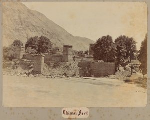 Pevnost Chitral, 1895 od Unknown