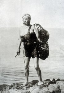 Coreenne rybolov v 19. století. od Unknown photographer