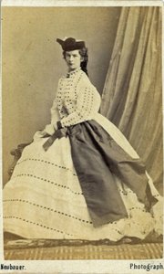 Alžběta, rakouská císařovna a uherská královna-konzulka (24. prosince 1837 - 10. září 1898) (foto) od Unknown photographer