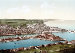 Fécamp a jeho útesy - V. 1895 od Unknown photographer