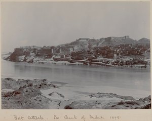 Fort Attock na březích Indu od Unknown photographer