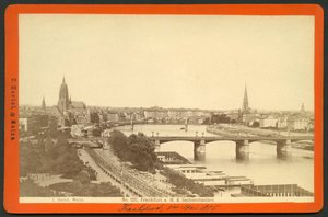 Německo, Hesensko, Frankfurt nad Mohanem a Sachsenhausen, vydal C. Hertel, Mainz od Unknown photographer