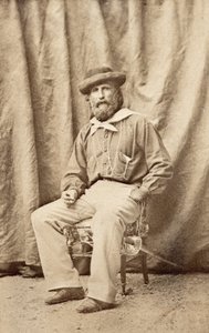 Giuseppe Garibaldi v Caserta v roce 1860 od Unknown photographer