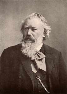 Johannes Brahms (1833-1897) od Unknown photographer