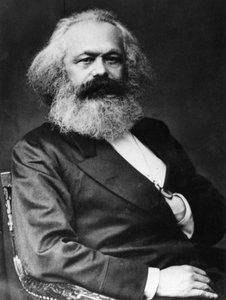 Karl Marx (1818-1893), německý socialistický teoretik a revolucionář od Unknown photographer