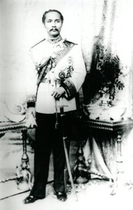 King Chulalongkorn, cca 1880 (č/b fotografie) od Unknown photographer