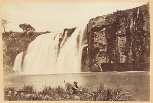 Lower Umgeni Falls, Natal Province, Jižní Afrika, circa 1882 od Unknown