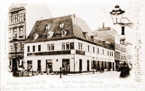 Dům Roberta Schumanna (1810 - 1856) ve Zwickau, Německo. od Unknown photographer