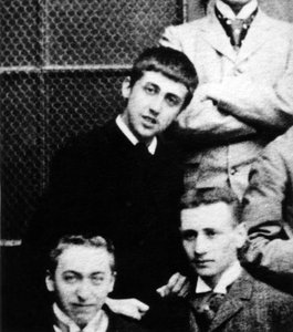Marcel Proust (1871-1922) na střední škole v Paříži, c. 1887 od Unknown photographer