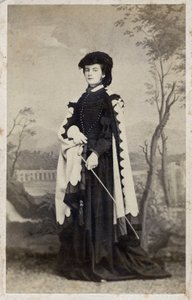 Maria Sophie Bavorská - 1861 - Portrét Marie-Sophie (Marie Sophie) Amelie, vévodkyně v Bavorsku a královny dvou Sicílií (1841 1925) od Unknown photographer