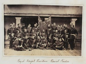 Příslušníci 101. pěšího pluku (královští bengálští střelci) v Rawalpindi od Unknown photographer