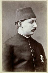 Osmanská říše: Portrét sultána Murada V. (1840-1904)“ Fotografie. 1876 Ankara, Turecká historická společnost Turecko od Unknown photographer