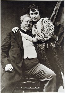 Portrét Alexandra Dumase Pèrea (1802 - 1870) a jeho milenky od Unknown photographer