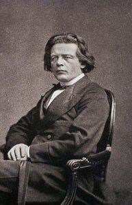 Portrét Antona Rubinsteina (černobílá fotografie) od Unknown photographer