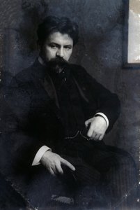 Portrét Arthura Nikische (černobílá fotografie) od Unknown photographer