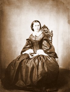 Portrét Clary Schumannové (1819 - 1896), manželky Roberta Schumanna. od Unknown photographer