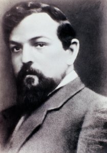 Portrét Clauda Debussyho (černobílá fotografie) od Unknown photographer