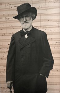 Portrét Giuseppe Verdiho (foto) od Unknown photographer