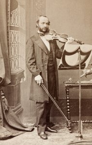 Portrét Henri Vieuxtemps od Unknown photographer