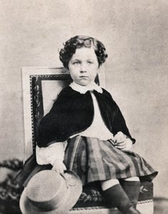 Portrét císařského prince Evžena Ludvíka Napoleona Bonaparta (1856-1879), syna Napoleona III. Anonymní fotografie pořízená ve Fontainebleau v červnu 1860 od Unknown photographer