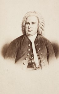 Portrét Johanna Sebastiana Bacha, z dřívějšího obrázku od Unknown photographer