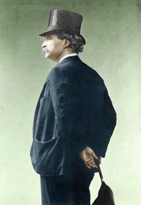 Portrét Marka Twaina (1835-1910) od Unknown photographer