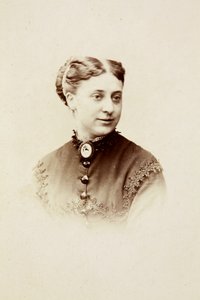 Muotokuva neiti Dunlopista, n. 1860-luku (m/v kuva) od Unknown photographer