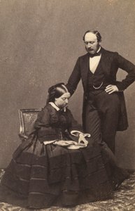 Portrét anglické královny Viktorie a sasko-kobursko-gothajského prince-konzora Alberta od Unknown photographer