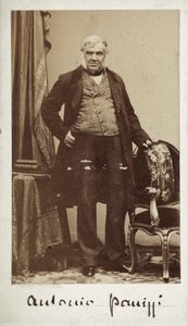 Portrét senátora Antonia Panizziho (1797-1879), ředitele knihovny Britského muzea od Unknown photographer