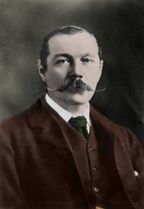 Portrét Sira Arthura Conana Doyla (1859-1930), anglického spisovatele, tvůrce postavy „Sherlocka Holmese“. od Unknown photographer