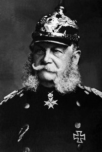 Portrét Viléma I. (1797-1888), pruského krále v letech 1861 až 1888, stal se německým císařem v letech 1871 až 1888. od Unknown photographer