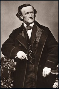 Portrét skladatele Richarda Wagnera (1813-1883) - Portrét Richarda Wagnera (1813-1883), německého skladatele. od Unknown photographer