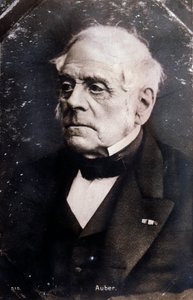 Portrét anglického skladatele Daniela Francoise Esprita Aubera (1782-1871) Fotografie. 19. století. Milan, knihovna konzervatoře od Unknown photographer