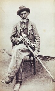 Portrét italského horolezce Jean-Antoine Carrel (Valtournenche od Unknown photographer