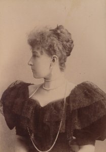 Belgická princezna Stéphanie Clotilde Louise Herminie Marie Charlotte (21. května 1864 - 23. srpna 1945) od Unknown photographer
