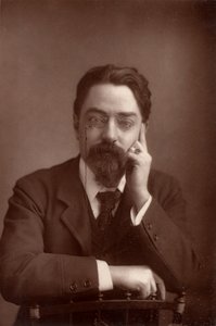 Sidney Webb, baron Passfield (1859-1947), anglický politický ekonom a sociální reformátor, asi 1890 (čb fotografie) od Unknown photographer