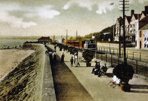 Mořská zeď, Jersey od Unknown photographer