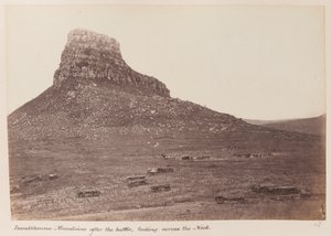 Bitevní pole Isandlwana od Unknown photographer