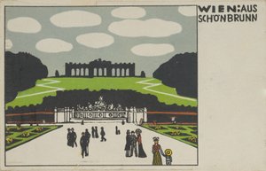 Vídeň: Ze Schönbrunnu Vídeň: Ze Schönbrunnu, 1908.