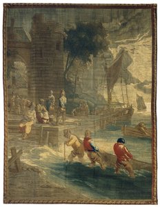 Rybářské nábřeží Lidový život do Teniers od Urbanus Leyniers