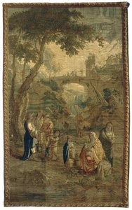 věštkyně Lidový život do Teniers (název série) od Urbanus Leyniers