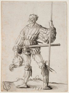Voják s kopím, 1514