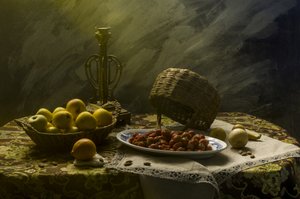 Temné zátiší s ovocem od UstinaGreen