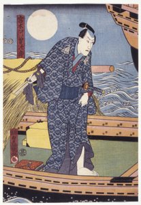 Ichikawa Danj?r? Viii v roli Miyagi Asojir? (barevný dřevotisk) od Utagawa (1786 1865) Kunisada