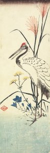 (Pampas Grass, Patrinia, čínský zvonek a jeřáb), 1830-1858