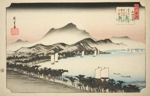 C nosit hayashi na not match (ne odpovídat Seiran), ze série te od Utagawa Hiroshige