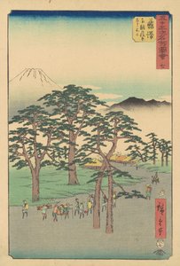 Oslava Fujisawa od Utagawa Hiroshige